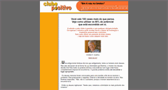 Desktop Screenshot of clube-positivo.com